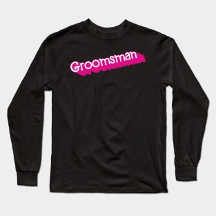 Groomsman Barbie logo Long Sleeve T-Shirt